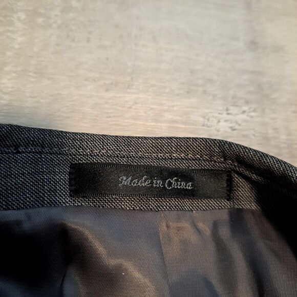 LAUREN RALPH LAUREN Men's Gray 100% WOOL Sport Coat Suit Jacket Blazer 42L - Picture 5 of 16